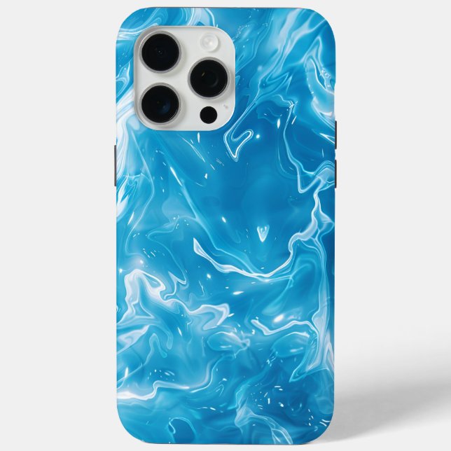 Coques Case-Mate iPhone Motif aquatique Aqua Blue Pool (Verso)