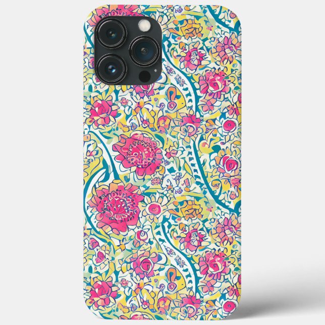 Coques Case-Mate iPhone Motif arabe floral (Verso)