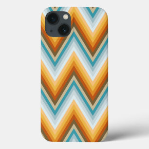 Etui iPhone 13 Motif Arrière - plan Chevron