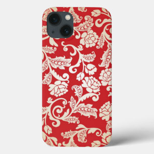 Etui iPhone 13 Motif arrière - plan Damask