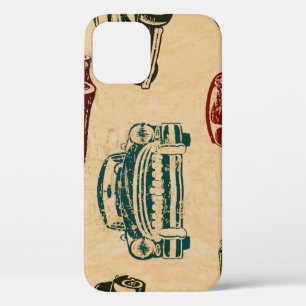 Case-Mate iPhone Case Motif Arrière - plan d'illustration de voiture Vin