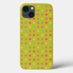 Etui iPhone 13 Motif arrière - plan Polka-dot
