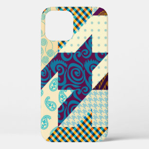 Case-Mate iPhone Case Motif arrière - plan sans couture. Motif de patchw