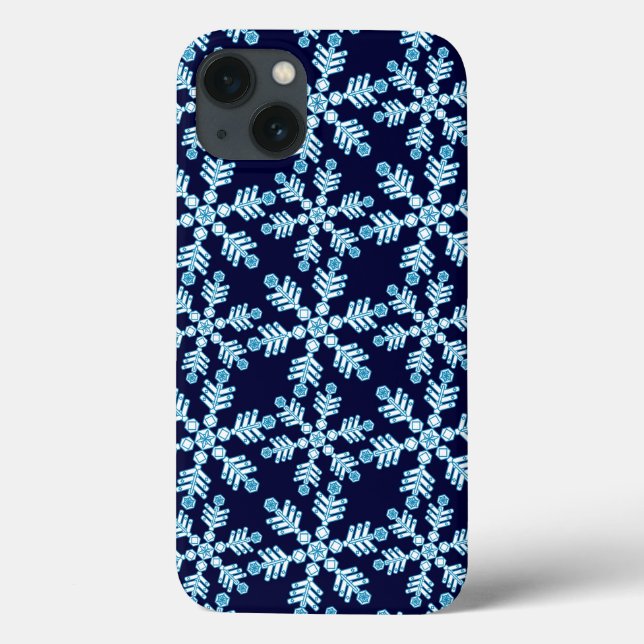 Coques Case-Mate iPhone Motif Art déco Snowflake (Verso)