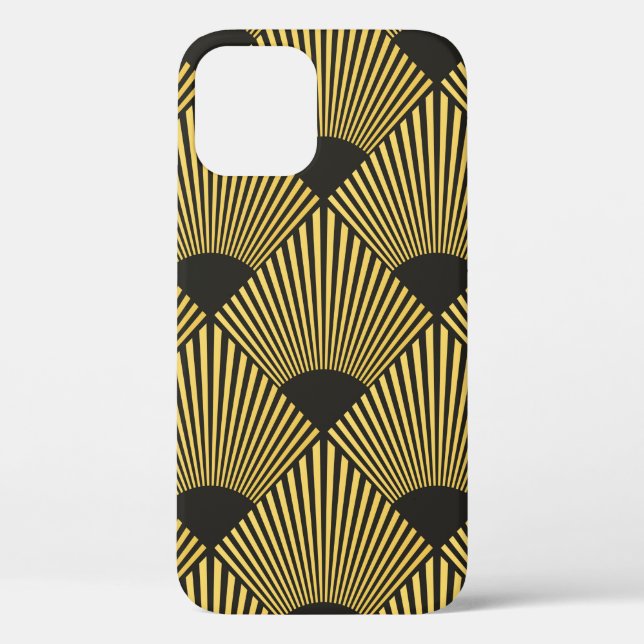 Coques Case-Mate iPhone Motif Art déco transparent (Verso)