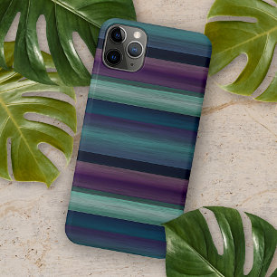 Coque Case-Mate iPhone Motif artistique de rayures à l'aquarelle élégant