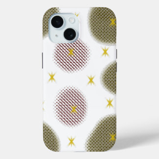 Coque Case-Mate iPhone Motif artistique rouge et or"
