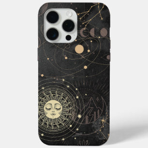 Coque Case-Mate iPhone Motif Astrologique Black Gold