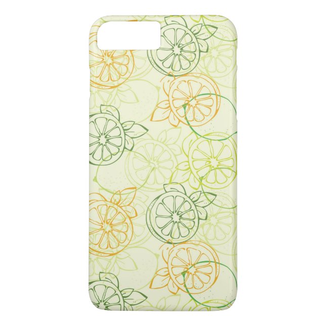 Coques Case-Mate iPhone Motif au citron (Dos)