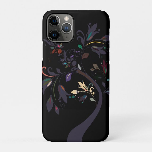 Coques Case-Mate iPhone Motif aux fleurs colorées élégantes (Dos)