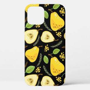 Case-Mate iPhone Case Motif aux poires jaunes douces aux feuilles, flowe