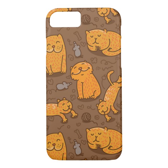 Coques Case-Mate iPhone Motif avec des chats (Dos)