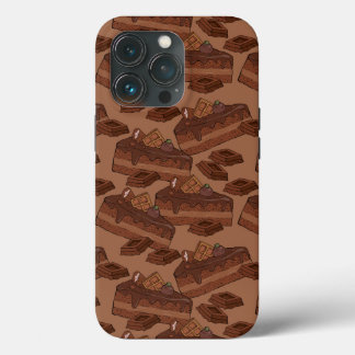 Case-Mate iPhone Case  Motif avec des morceaux de gâteau au chocolat