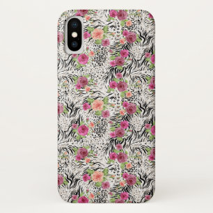 Coque iPhone X Motif avec des posters de animaux