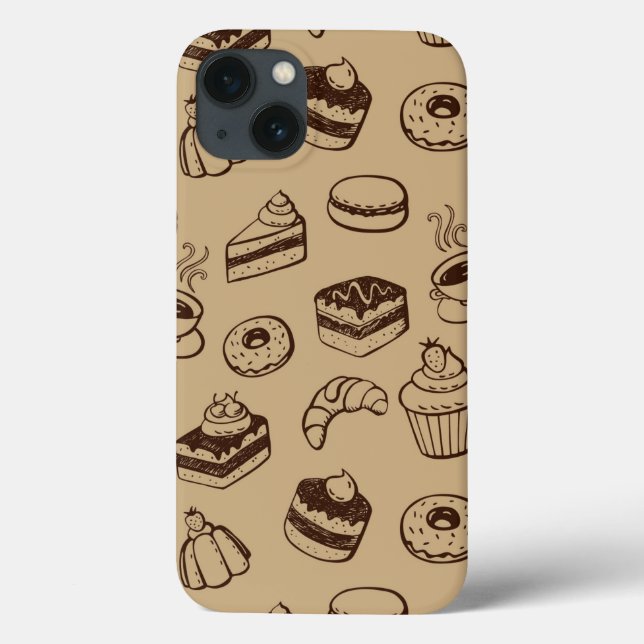 Coques Case-Mate iPhone Motif Avec Gâteaux, Desserts Et Boulangerie (Verso)