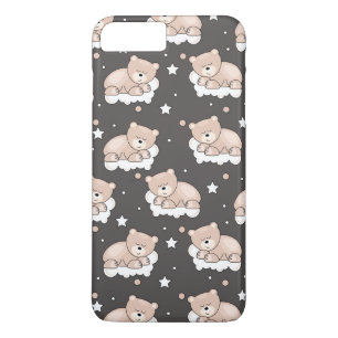 Coque iPhone 7 Plus motif avec le petit sommeil d'ours