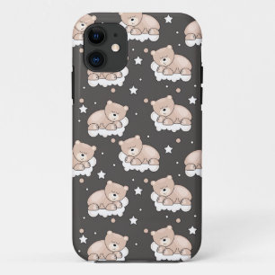 Coque Case-Mate iPhone motif avec le petit sommeil d'ours