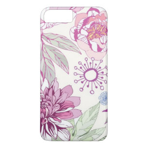 Coque Case-Mate iPhone Motif avec les fleurs roses