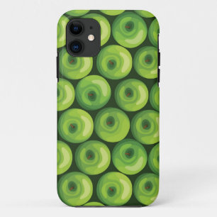 Coque iPhone 11 Motif avec les pommes vertes
