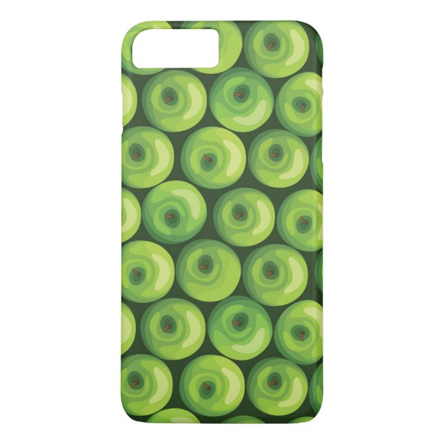 Coques Case-Mate iPhone Motif avec les pommes vertes (Dos)