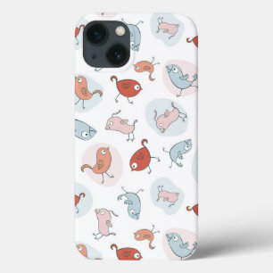Coque Case-Mate iPhone motif avec oiseaux de caricature