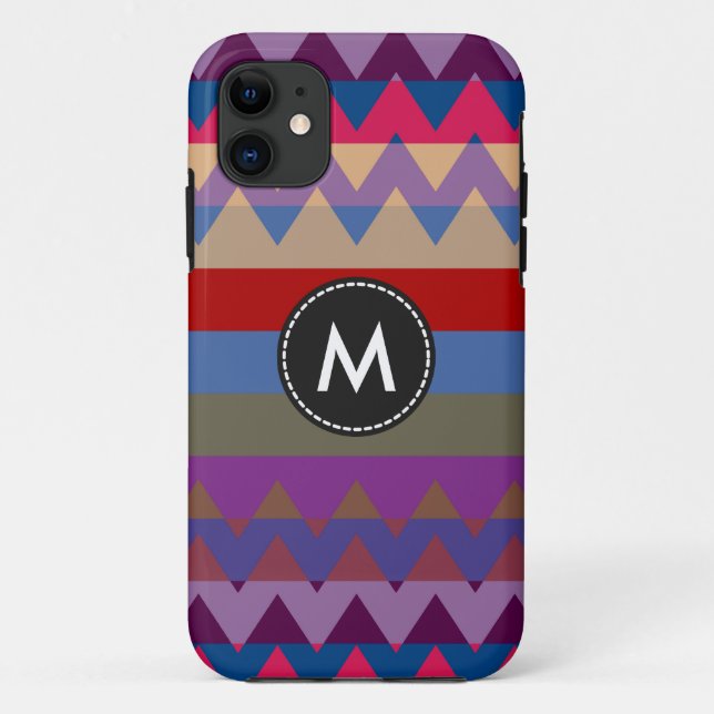 Coques Case-Mate iPhone Motif Aztec Chevron Stripes #2 (Dos)