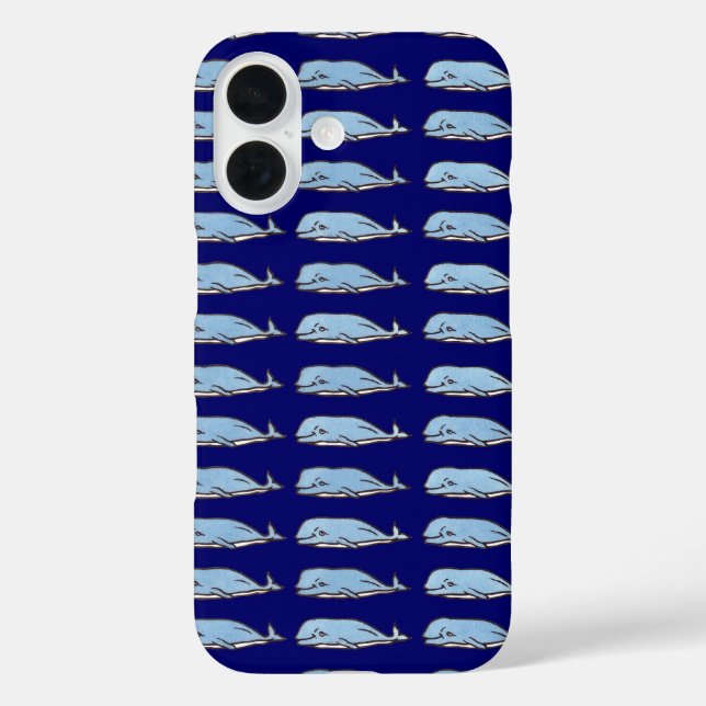 Coques Case-Mate iPhone Motif baleines (Verso)