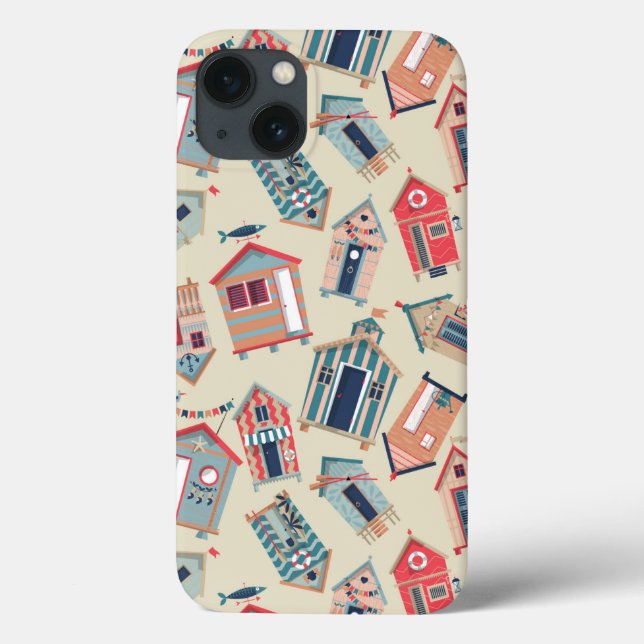 Coques Case-Mate iPhone Motif Beach Hut (Verso)