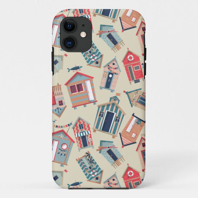 Coques Case-Mate iPhone Motif Beach Hut (Dos)