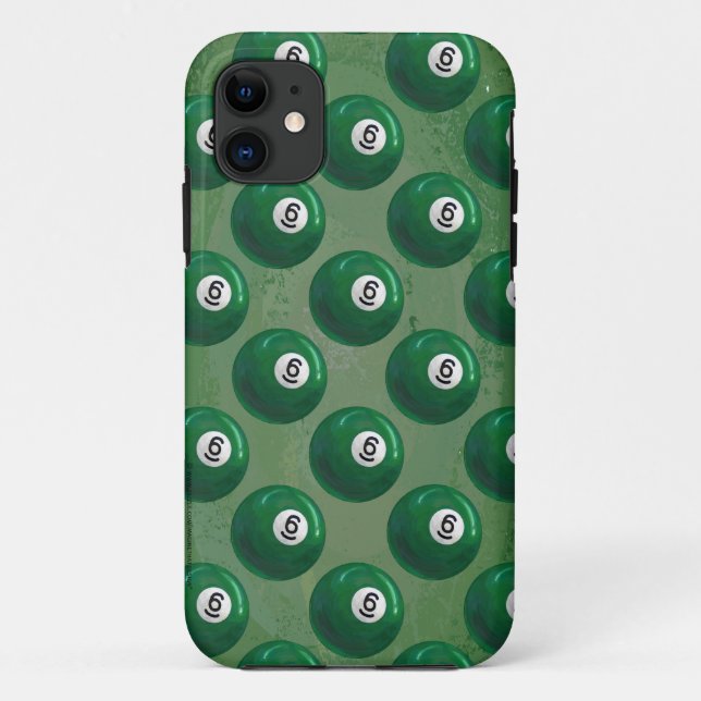 Coques Case-Mate iPhone Motif Billard 6 Bal (Dos)