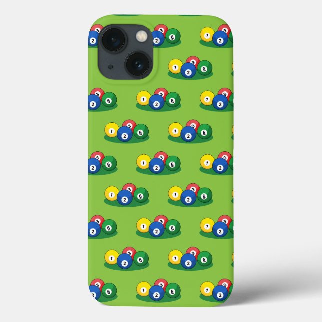 Coques Case-Mate iPhone Motif Billard Pool Snooker Balls (Verso)