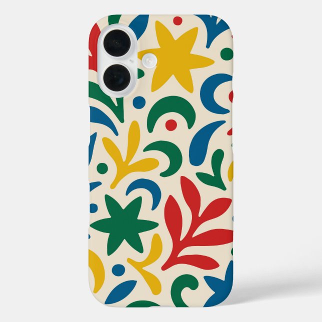 Coques Case-Mate iPhone Motif biophile moderne du milieu du siècle (Verso)