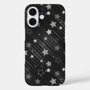 Coques iPhone 16 Motif Black Stars