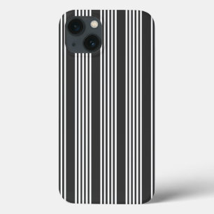 Case-Mate iPhone Case Motif blanc et charbon de bois à cinq bandes