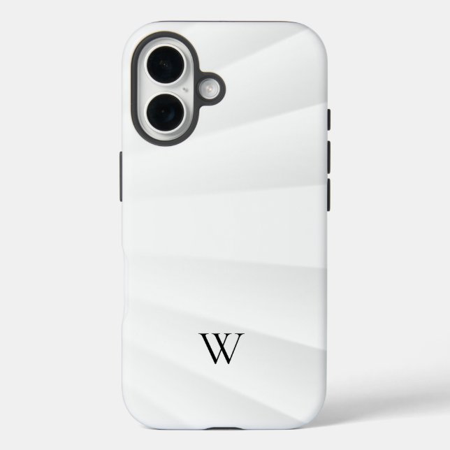 Coques Case-Mate iPhone Motif Blanc Moderne (Verso)