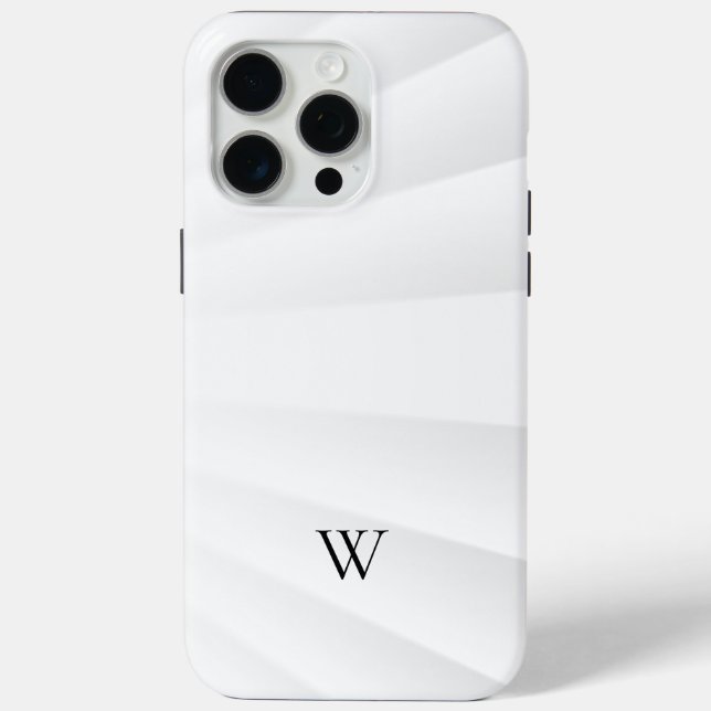 Coques Case-Mate iPhone Motif Blanc Moderne (Verso)