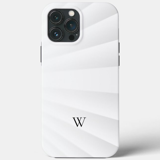Coques Case-Mate iPhone Motif Blanc Moderne (Verso)