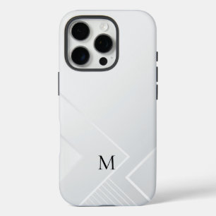 Coque iPhone 16 Pro Motif Blanc Moderne