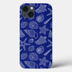 Coque Case-Mate iPhone Motif Bleu Clair Shell