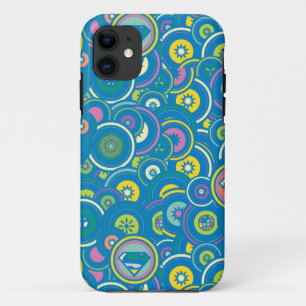 Coque Case-Mate Pour iPhone Motif bleu de cercle de Supergirl