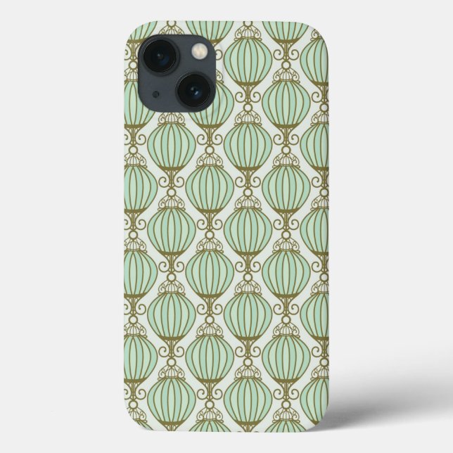 Coques Case-Mate iPhone Motif bleu de Motton (Verso)
