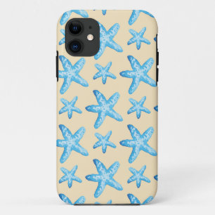 Etui iPhone Case-Mate Motif bleu d'étoiles de mer d'aquarelle