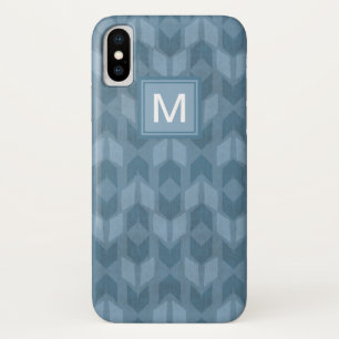 Coque Case-Mate Pour iPhone Motif bleu extérieur de flèche d'étape   du