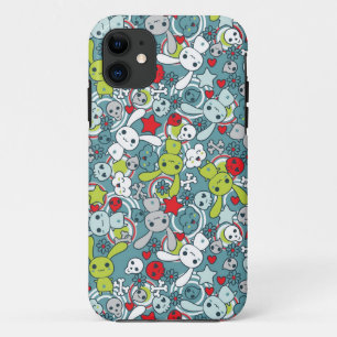 Coque Case-Mate Pour iPhone motif bleu kawaii