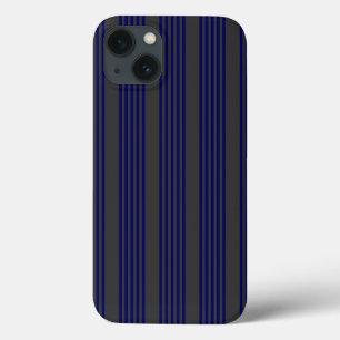 Case-Mate iPhone Case Motif bleu marine et charbon cinq bandes