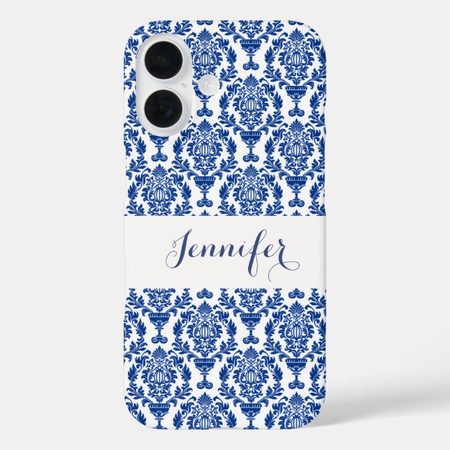 Coques Case-Mate iPhone Motif Bleu Nom de Campagne Française  (Verso)