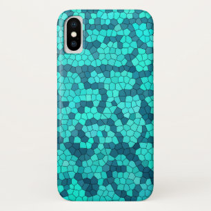Coque iPhone X Motif bleu Turquoise turquoise
