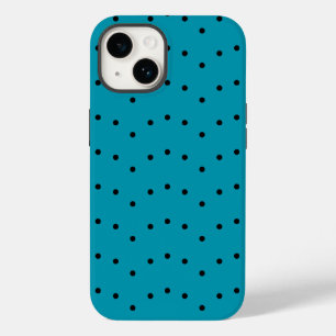 Coque Case-Mate iPhone Motif bleu vert Polka Dot