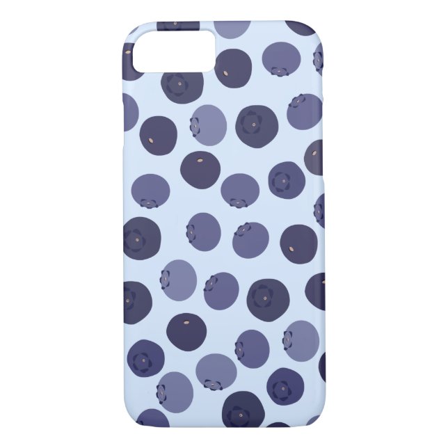 Coques Case-Mate iPhone Motif Blueberry (Dos)
