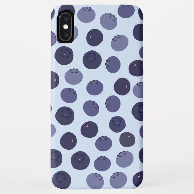 Coques Case-Mate iPhone Motif Blueberry (Dos)